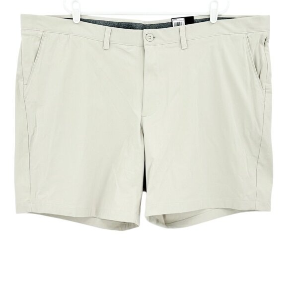 NEW WITH STAIN FLX Men's 4-Way Stretch Premium Shorts Big Tall Size 52 Inseam 8" - Picture 1 of 11